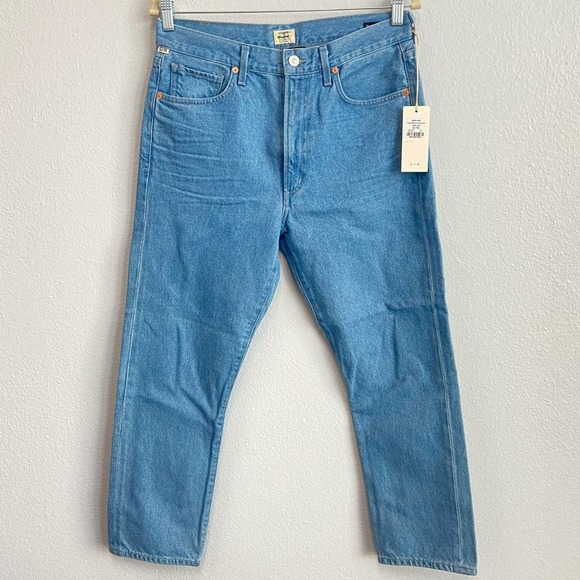 Citizens Of Humanity Jeans Dree Crop High-rise Straight Jeans Size 30 - Picture 3 of 14